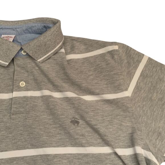 Brooks Brothers 1818 Men's Size 2XL Original Fit Striped Performance Polo Shirt - Picture 9 of 16